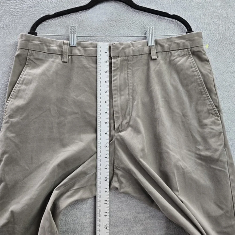 Banana‎ Republic Men Pants 36X32 Gray Chino Twill Dawson Button 30